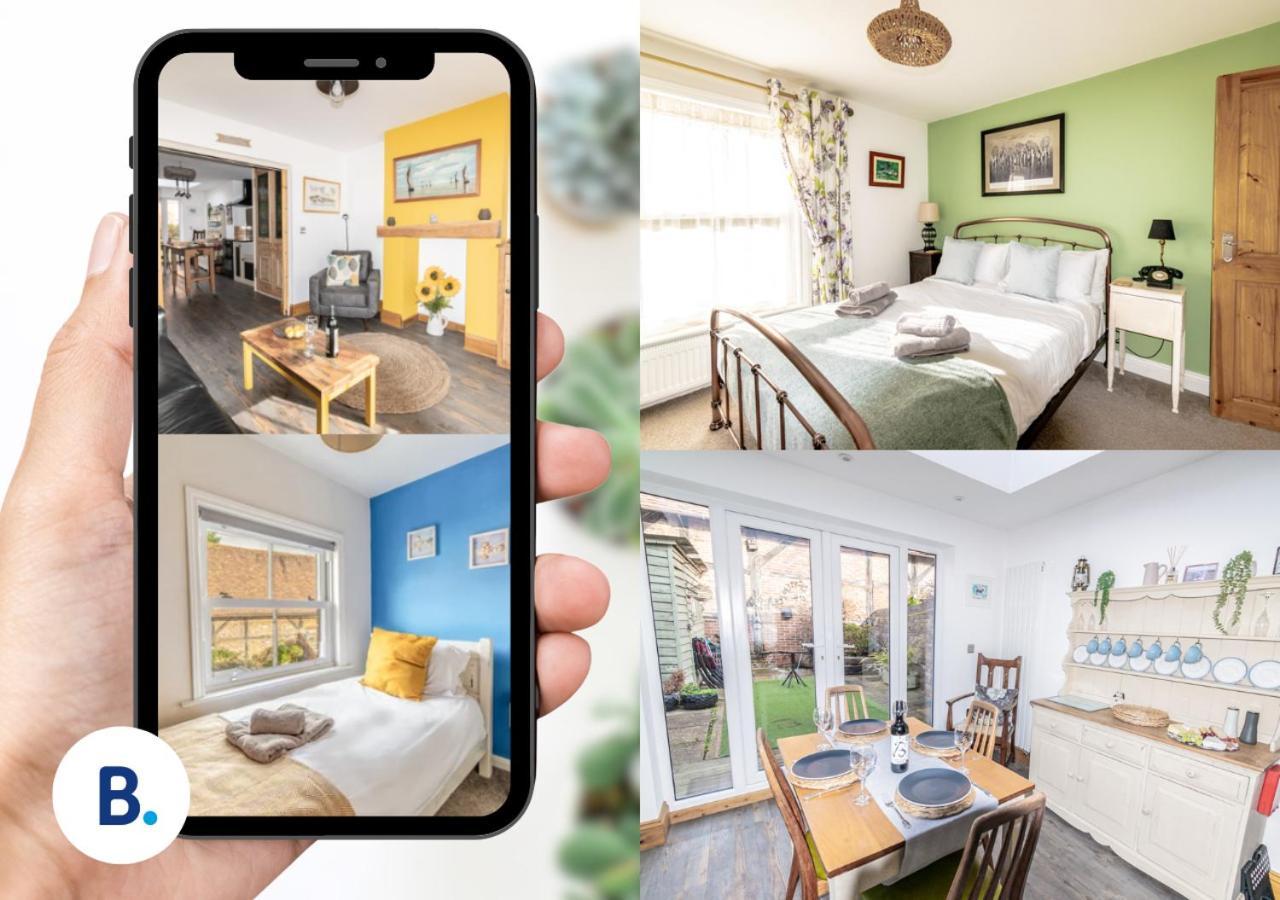 Stylish 2 Bedrooms Cosy & Bright Cottage, Pet Friendly, Sleeps 5, Titchfield Village - Summer Special Offer!! - By Blue Puffin Stays Buitenkant foto